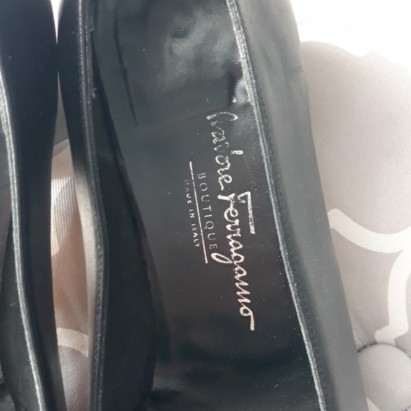 VTG 80s Ferragamo bow buckle flats - Picture 3 of 10